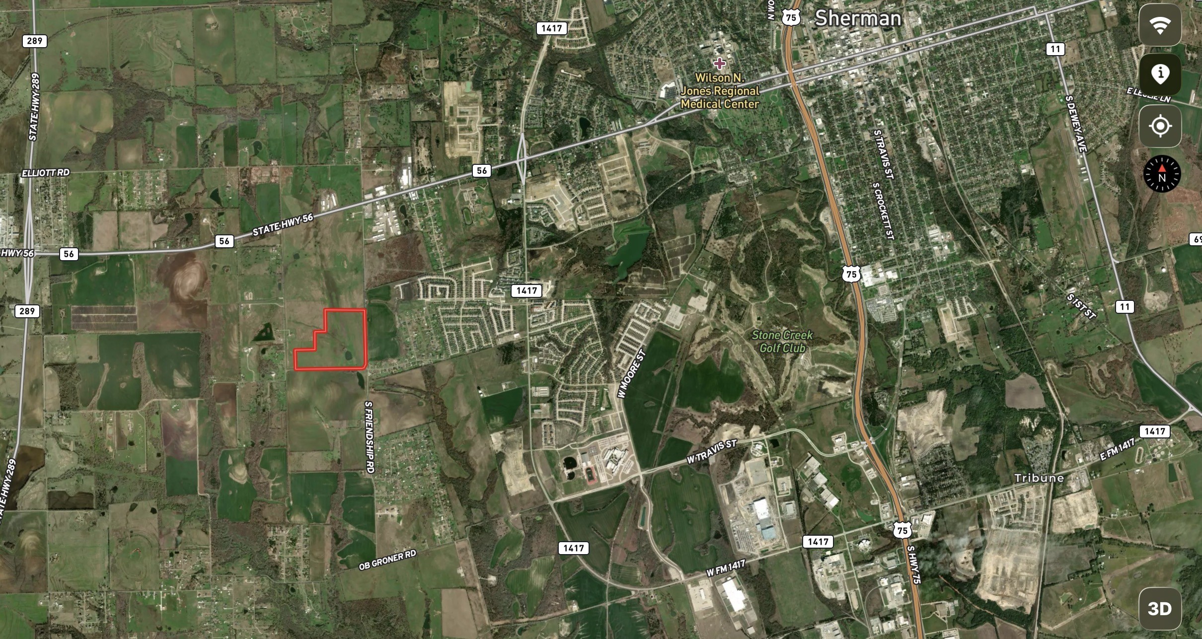 Tbd 75+/- Ac Pleasant Home & Friendship Road Sherman TX 75092