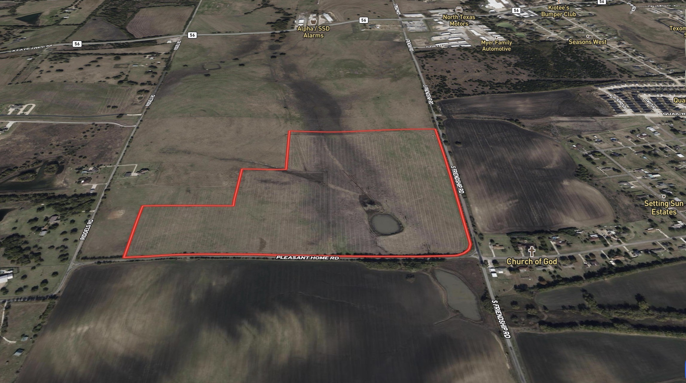 Tbd 75+/- Ac Pleasant Home & Friendship Road Sherman TX 75092