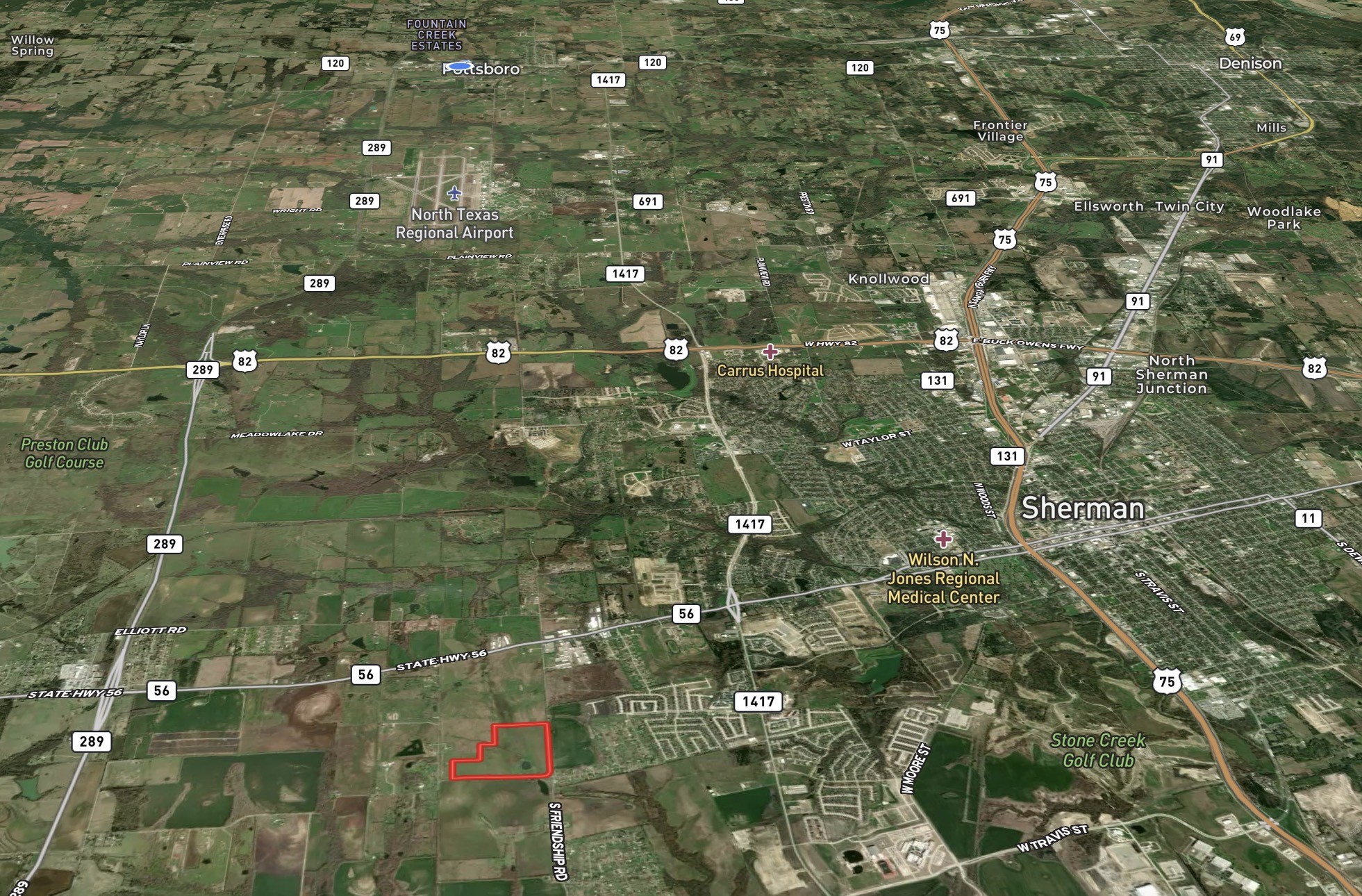 Tbd 75+/- Ac Pleasant Home & Friendship Road Sherman TX 75092