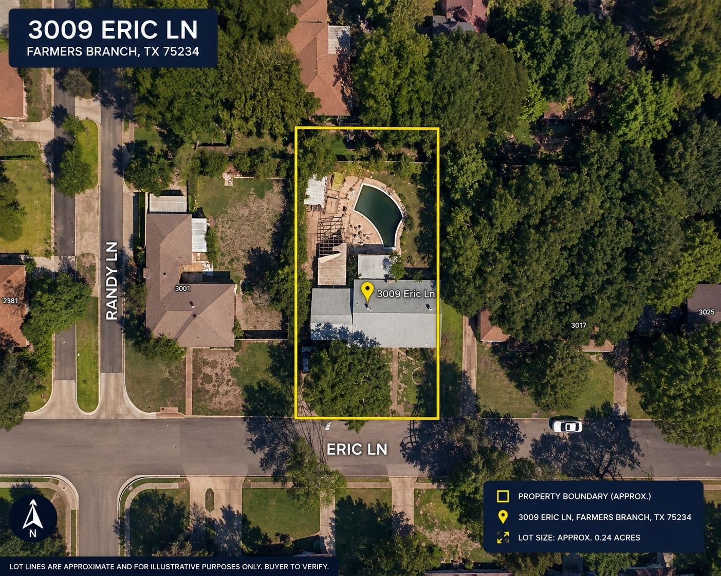 3009 Eric Lane Farmers Branch TX 75234