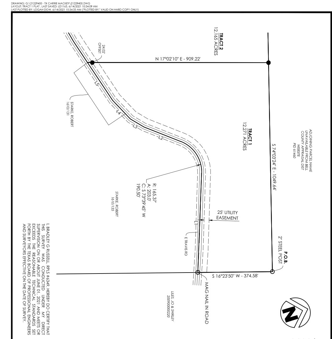Tbd Tract #1 E Travis Holland TX 76534