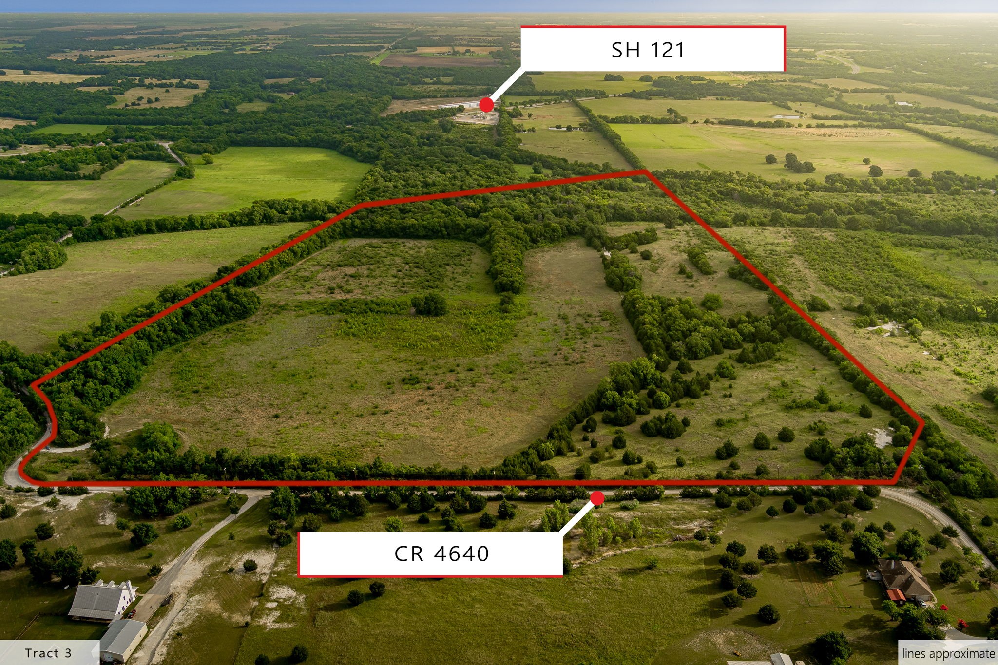 Tbd 84.61 Acres Tract 3 Cr 4640 Trenton TX 75490