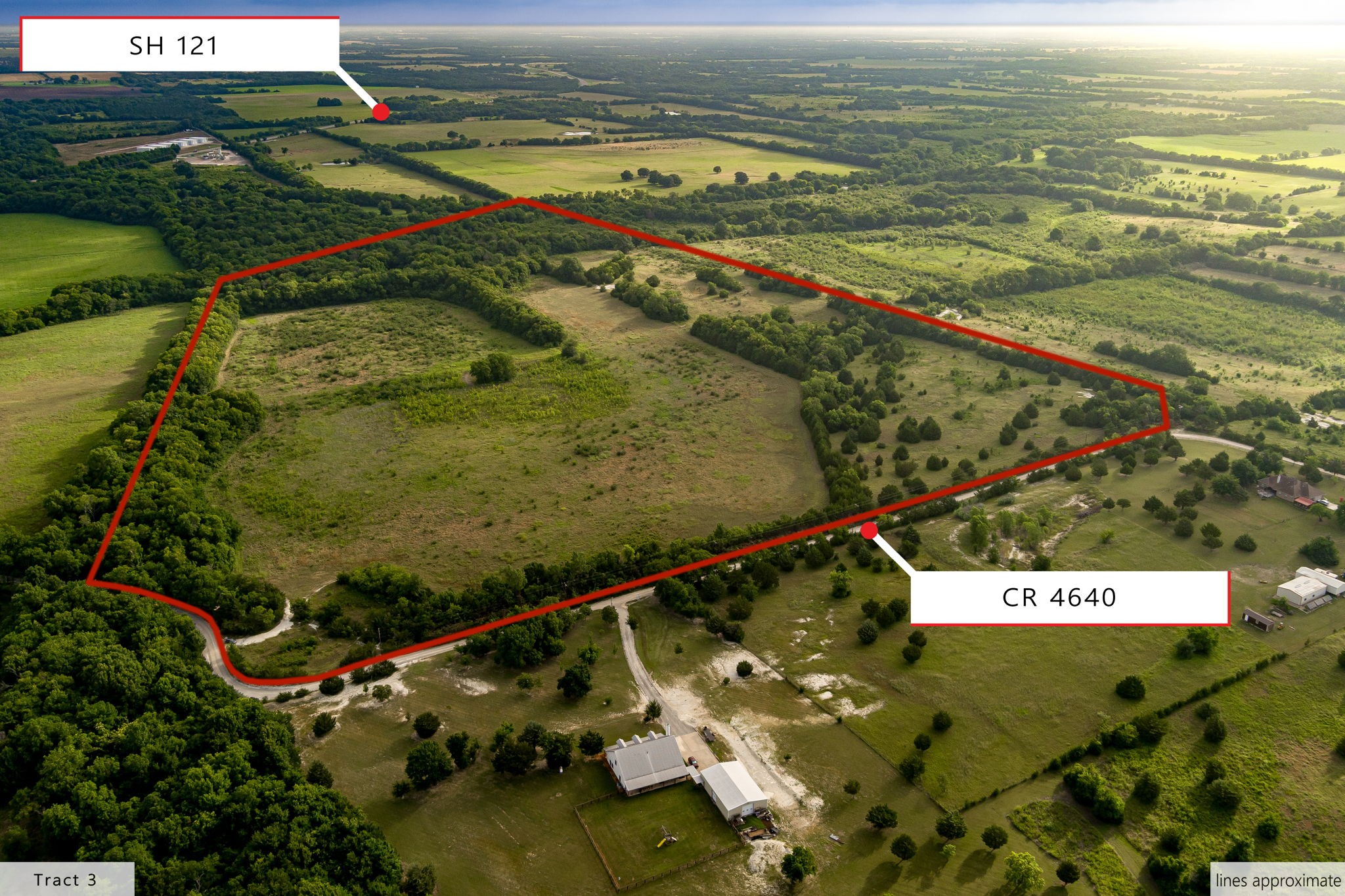 Tbd 84.61 Acres Tract 3 Cr 4640 Trenton TX 75490