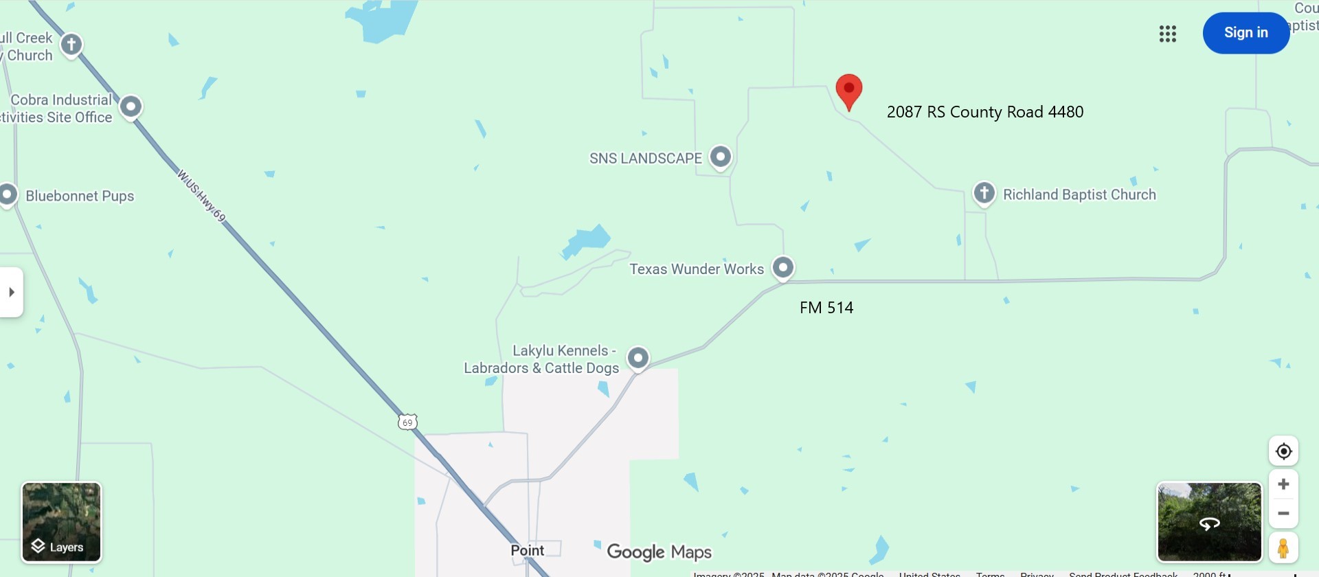 2087 Rs County Road 4480 Point TX 75472