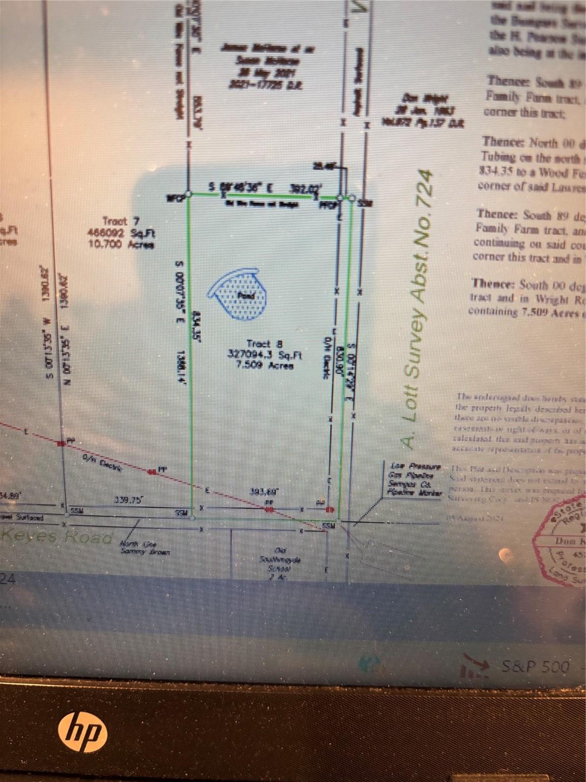 7.5 Acres Wright & Keyes Road Sherman TX 75092