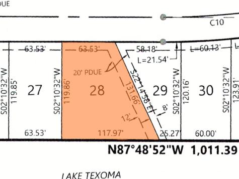 Lot 28 Reflection Bay Boulevard Gordonville TX 76245