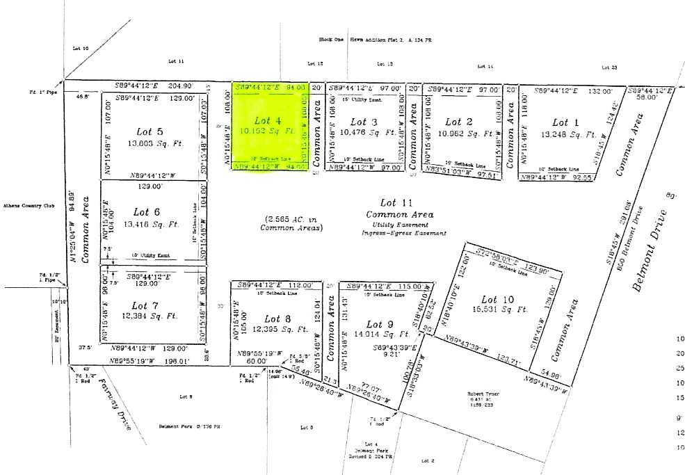 Lot 4 Belmont Drive Athens TX 75751