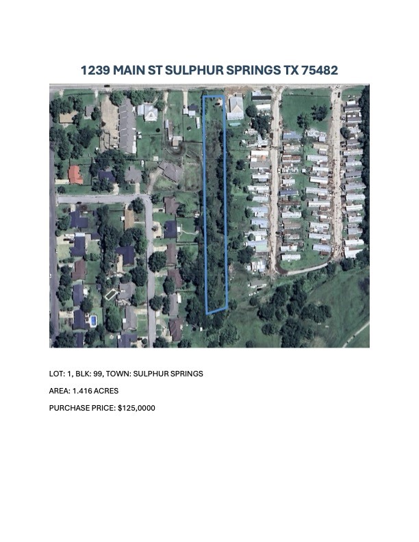 1239 Main Street Sulphur Springs TX 75482