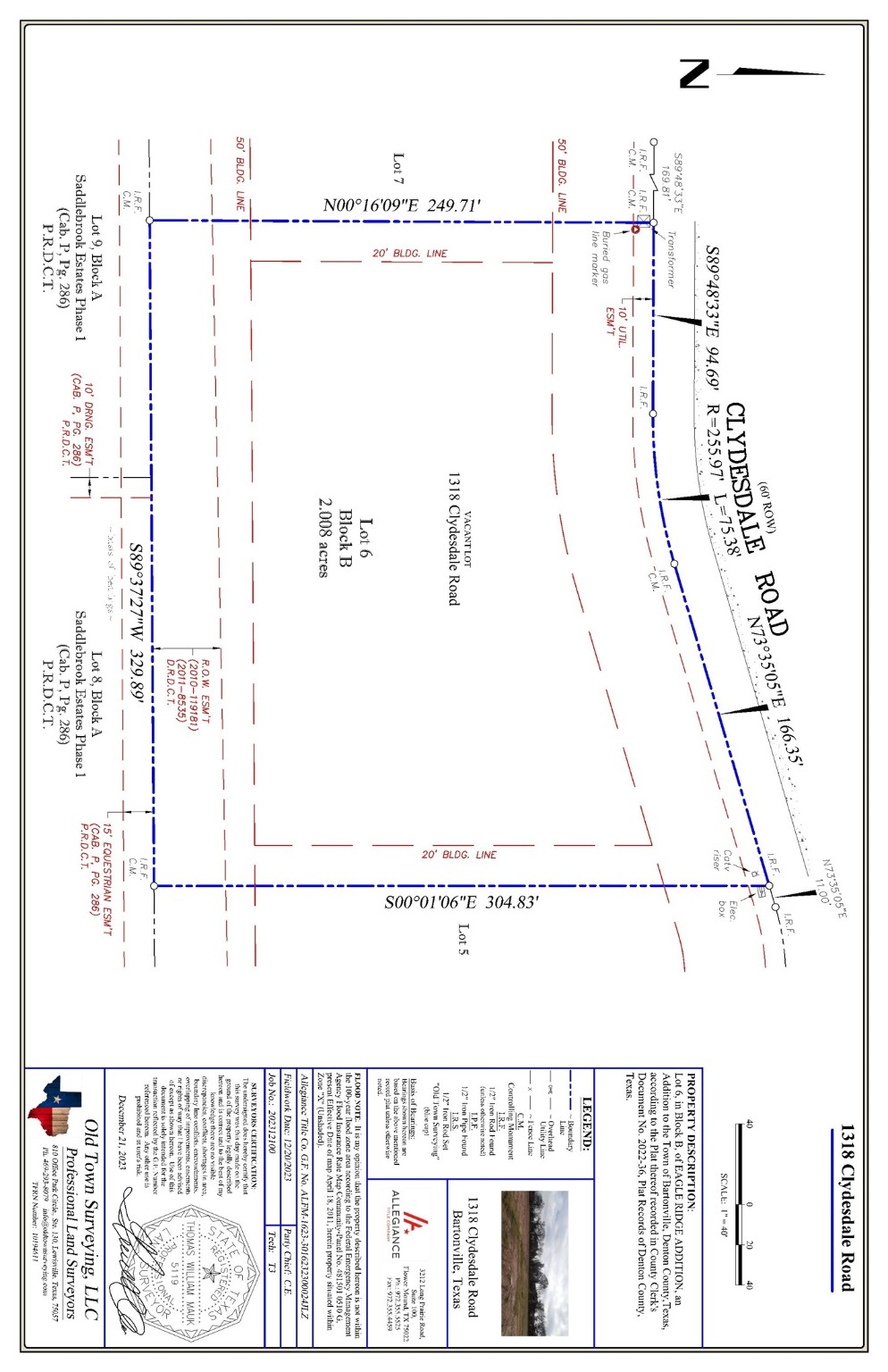 1318 Clydesdale Road Bartonville TX 76226