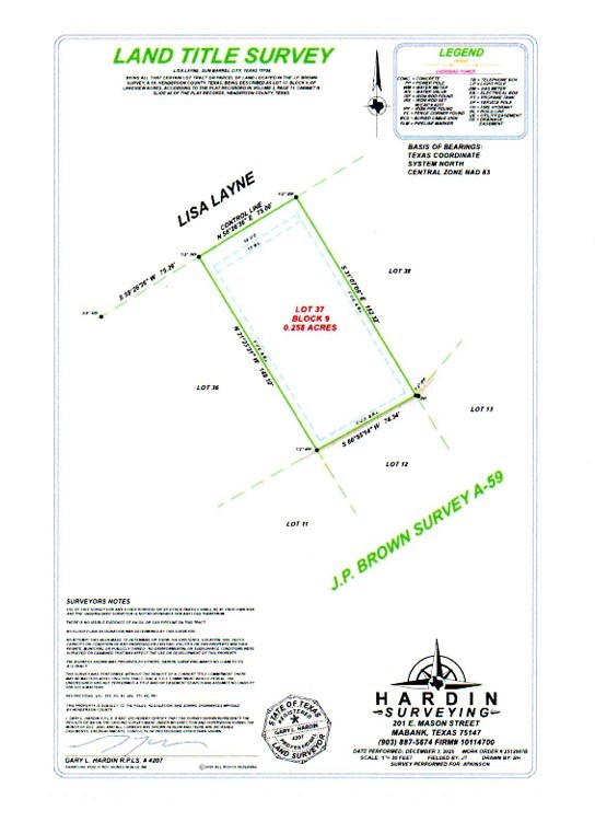 Tbd-a Lisa Lane Gun Barrel City TX 75156