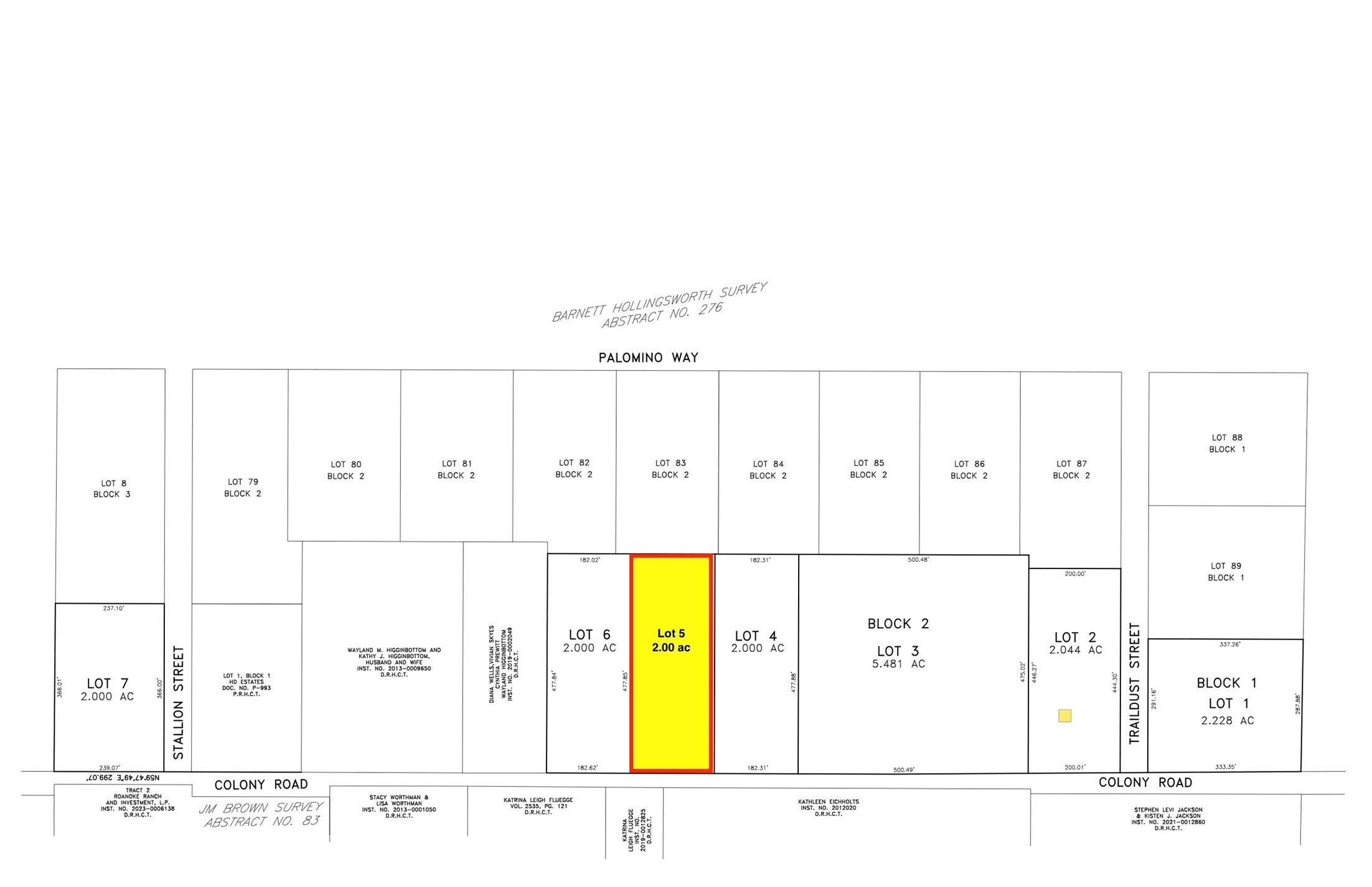Lot 5 Colony Road Tolar TX 76476
