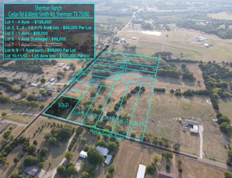 Lot 8 Webb Smith Road Road Sherman TX 75090