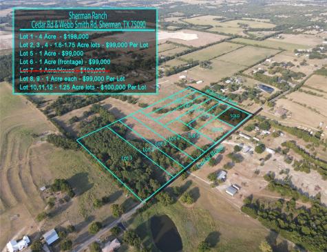 Lot 8 Webb Smith Road Road Sherman TX 75090