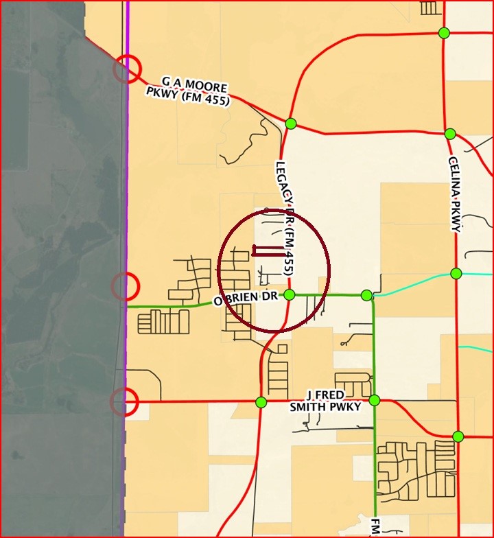 Tbd Legacy (FM 455) Lane Celina TX 75009