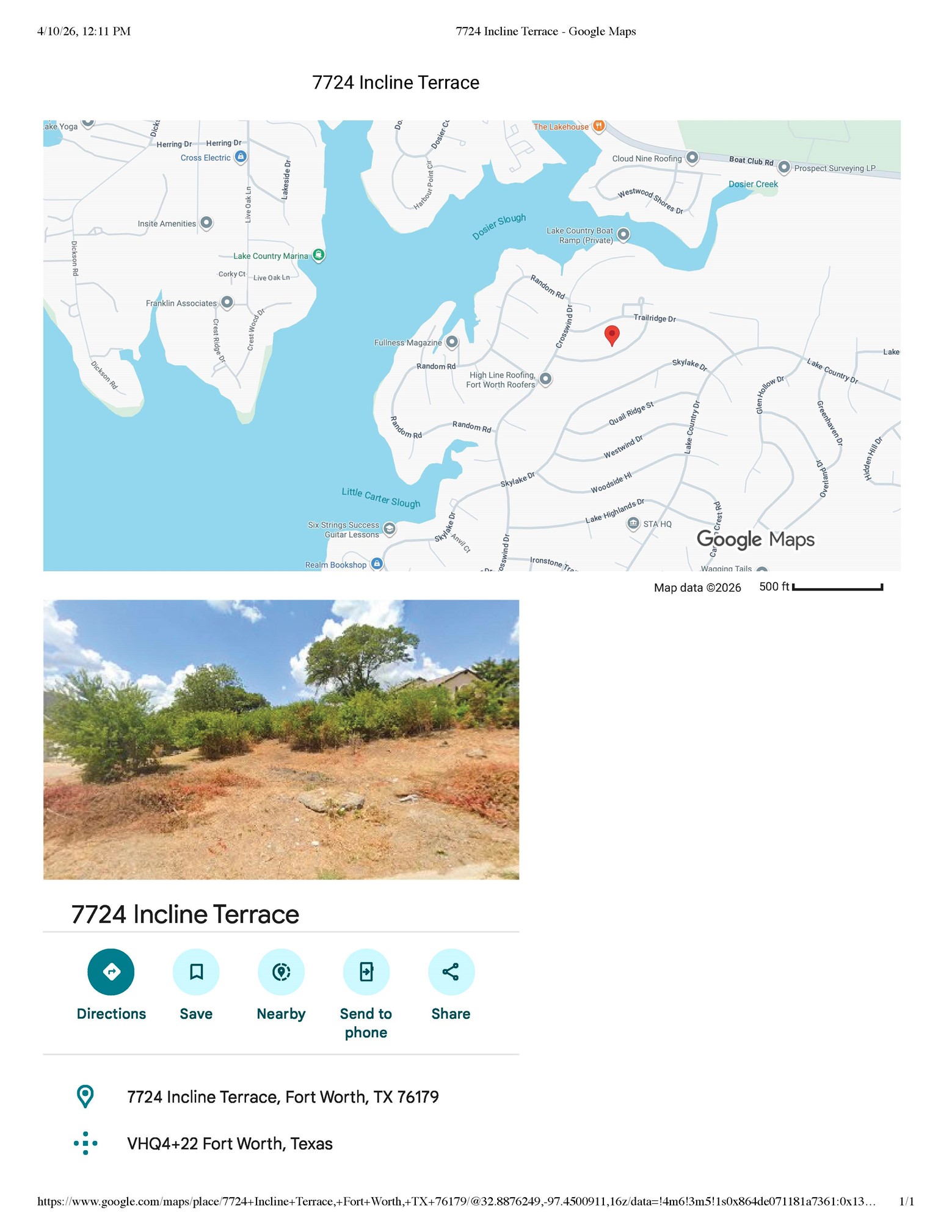 7724 Incline Terrace Fort Worth TX 76179