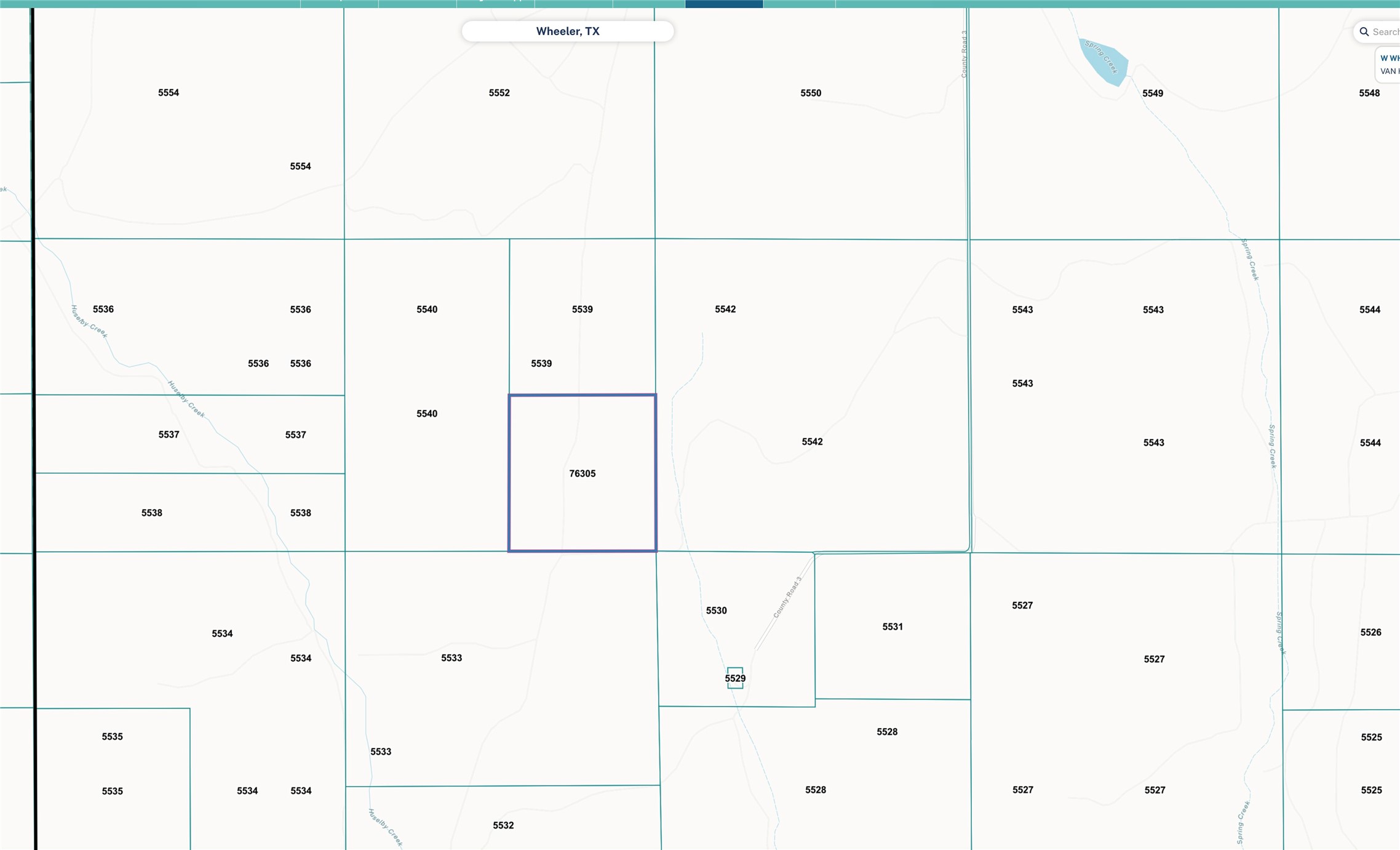 0 W Wheeler Wheeler TX 79061