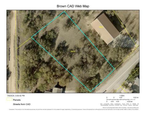 Lot 1074 Oak Point Drive May TX 76857