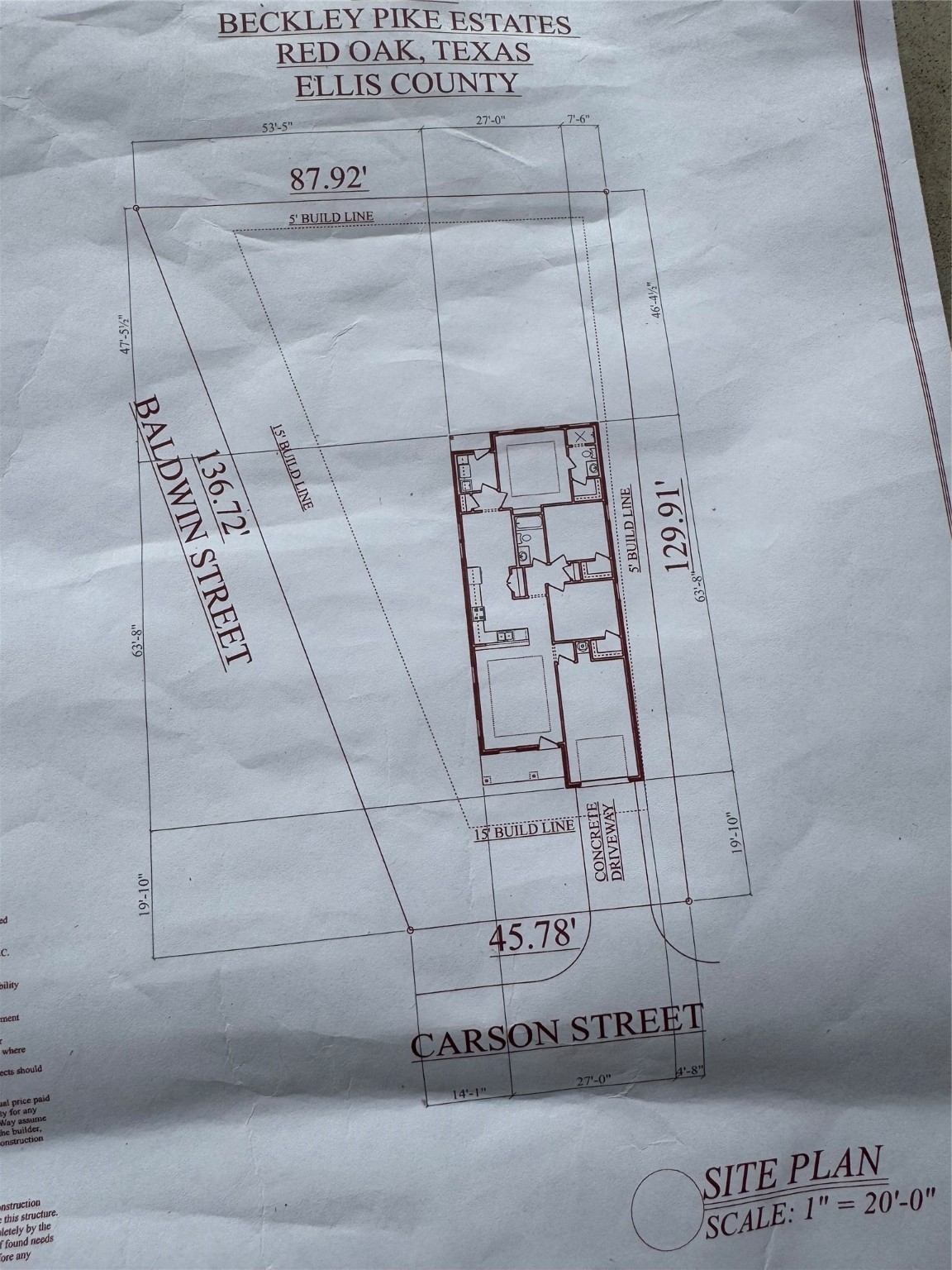 Tbd Carson Street Red Oak TX 75154