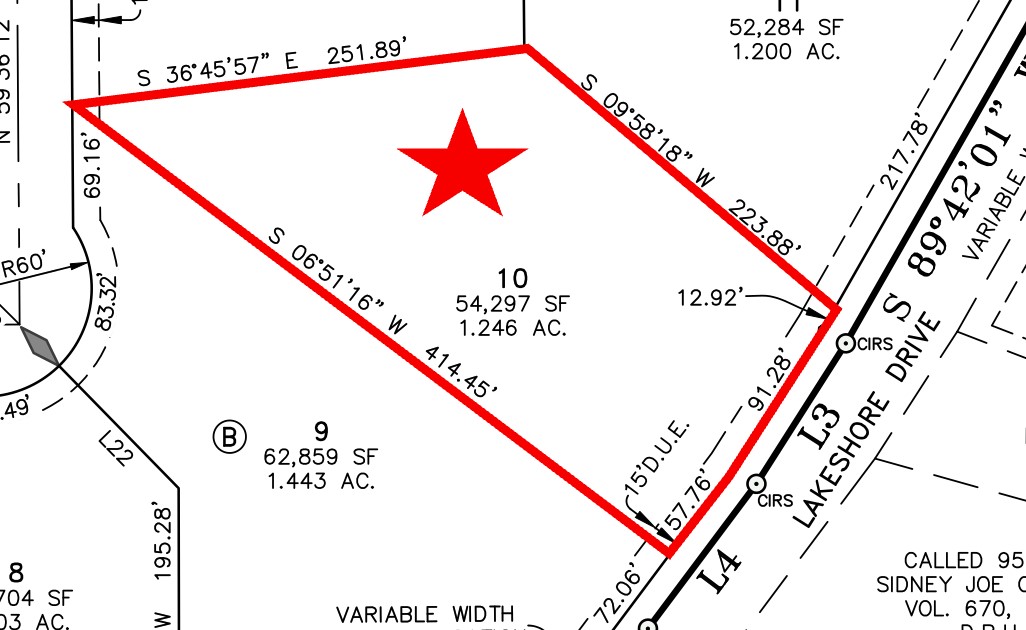 Tbd Lot 10 Lakeshore Drive Waxahachie TX 75165