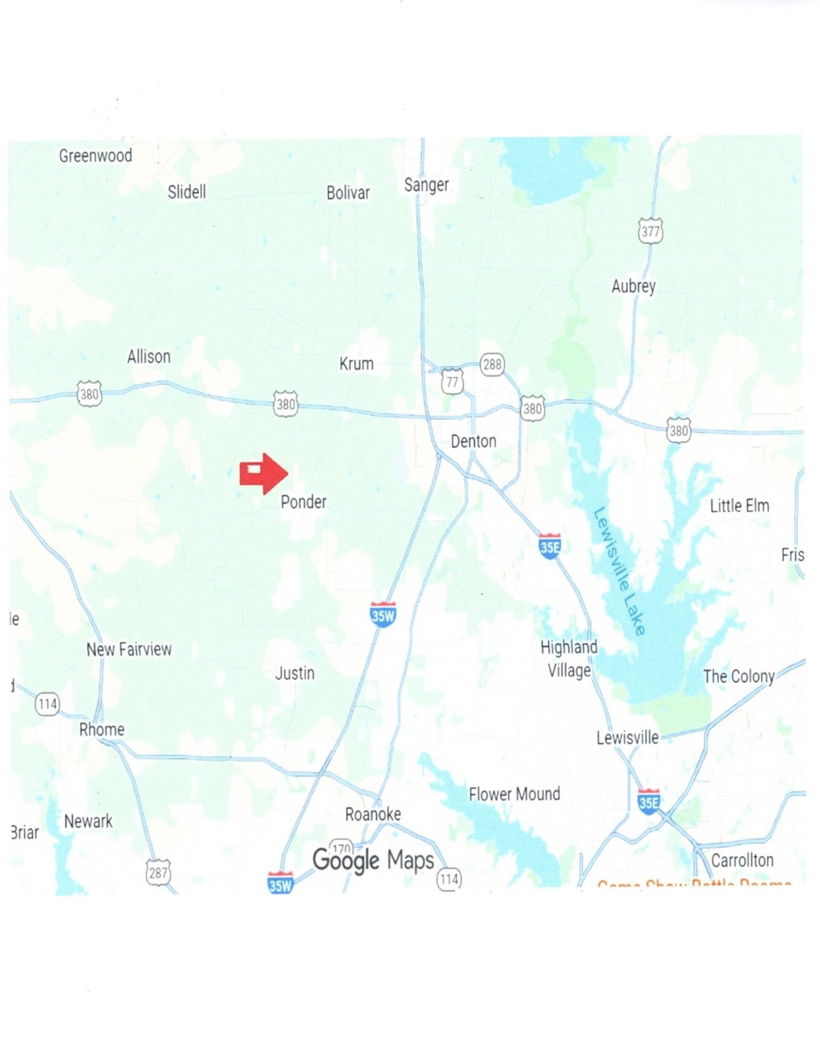 Tbd Knight Lane Ponder TX 76259