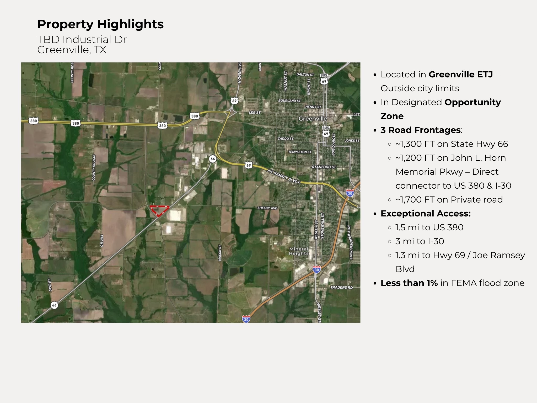 Tbd Industrial Drive Greenville TX 75401