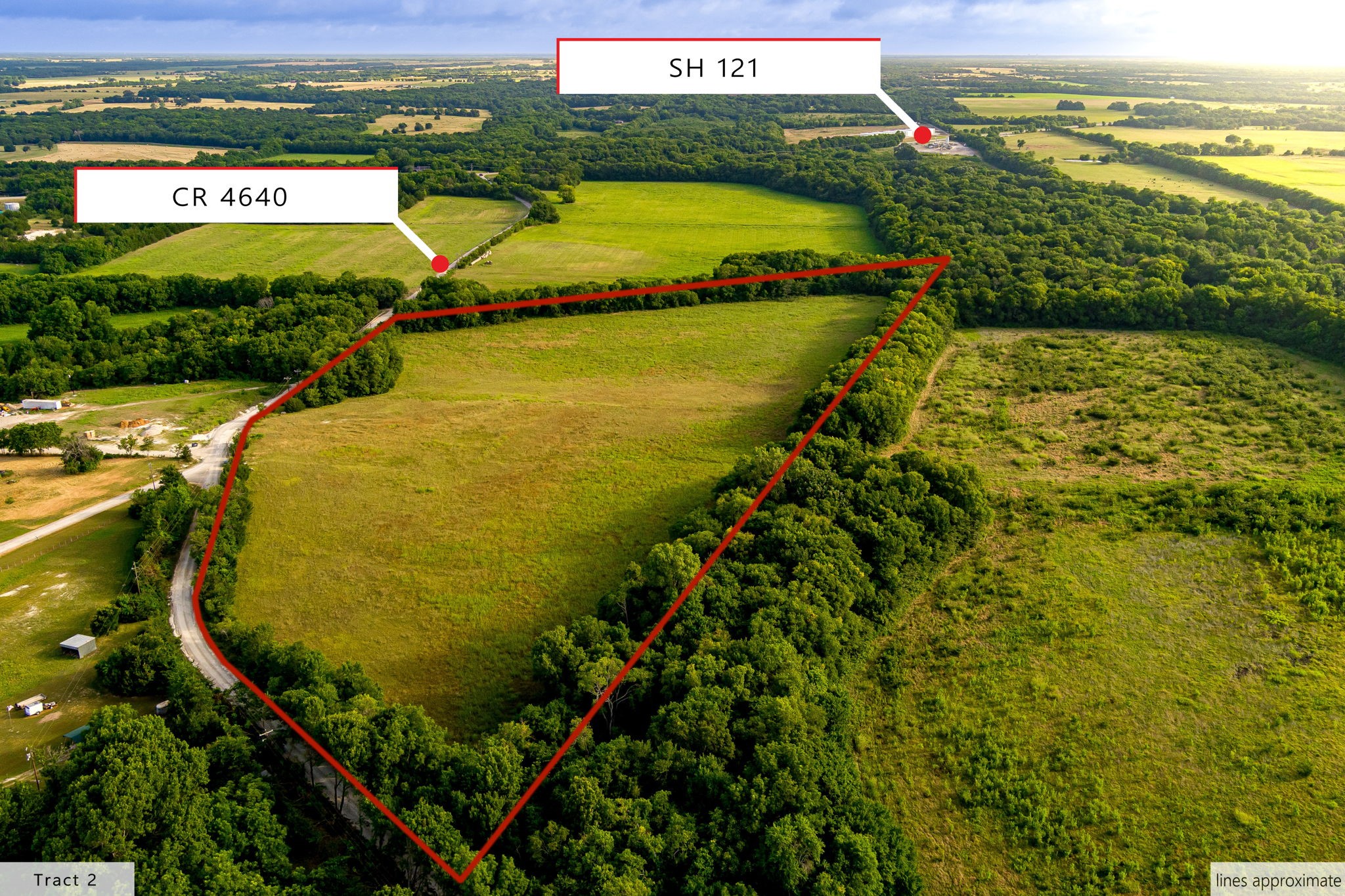 Tbd 24.323 Acres Tract 2 Cr 4640 Trenton TX 75490