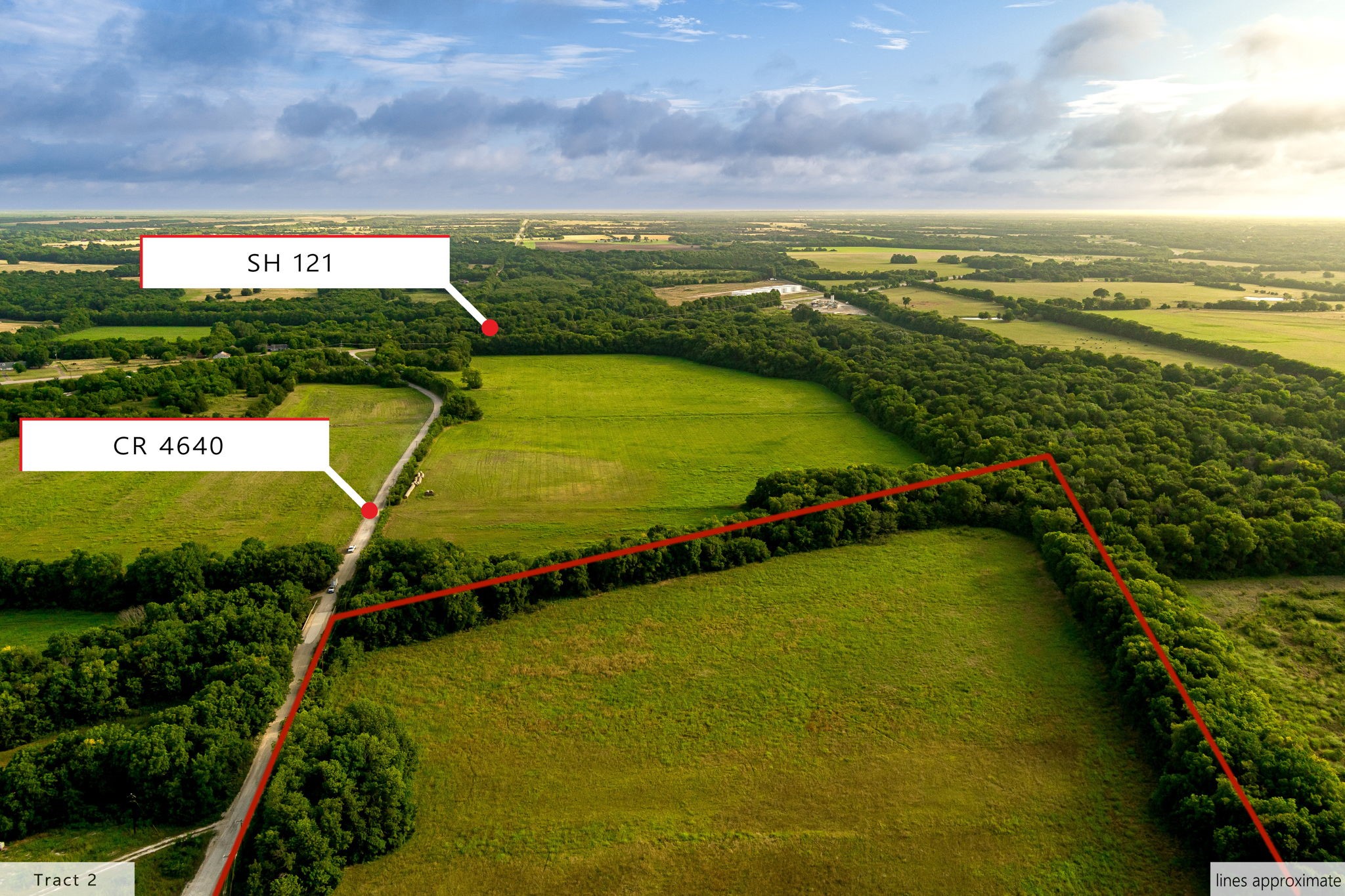Tbd 24.323 Acres Tract 2 Cr 4640 Trenton TX 75490