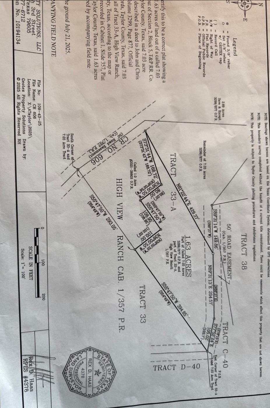 318 Cr 606 Tuscola TX 79562