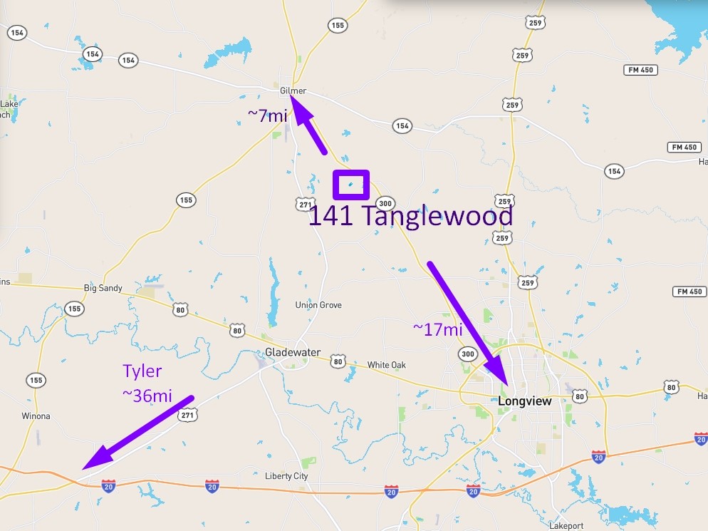 141 Tanglewood Drive Gilmer TX 75645