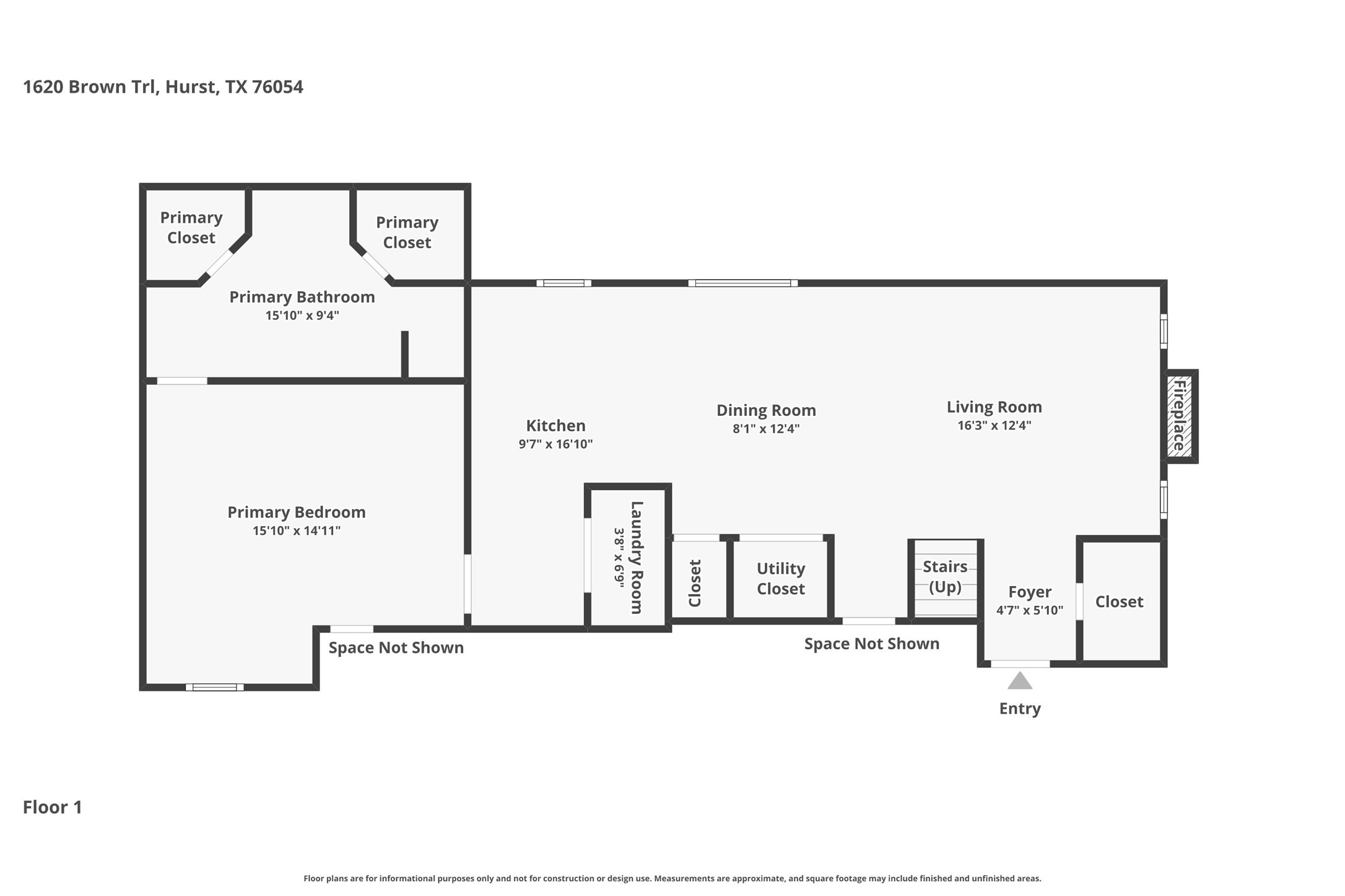 1620 Brown Trail Hurst TX 76054