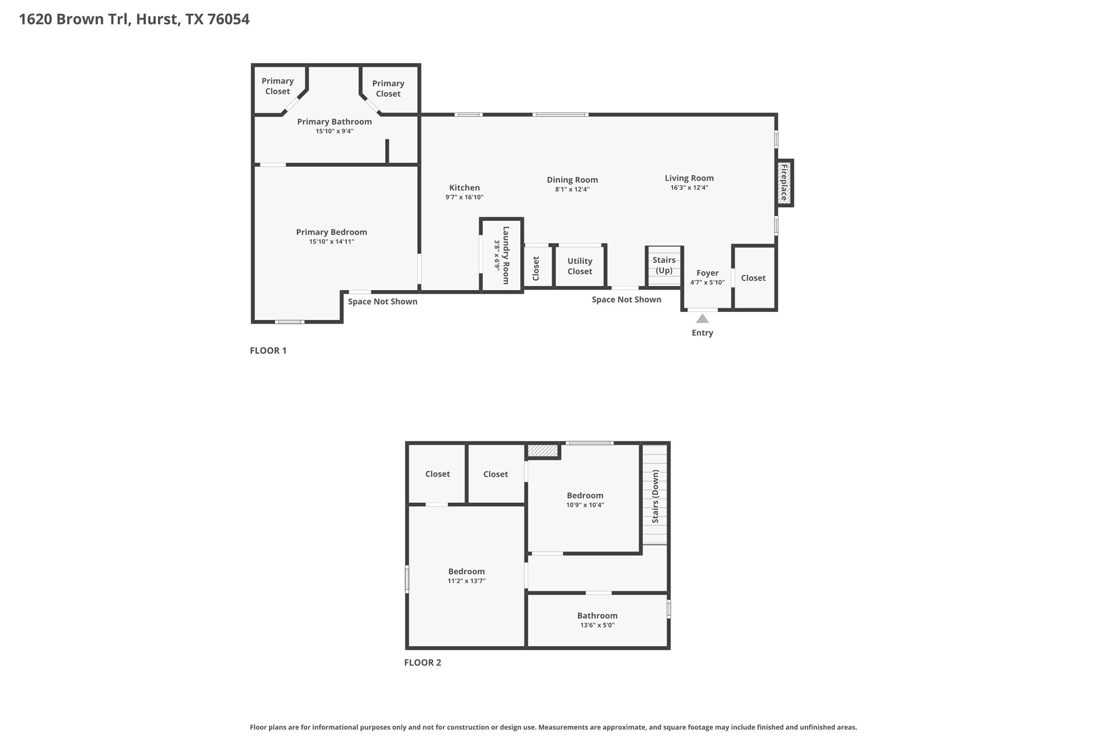 1620 Brown Trail Hurst TX 76054