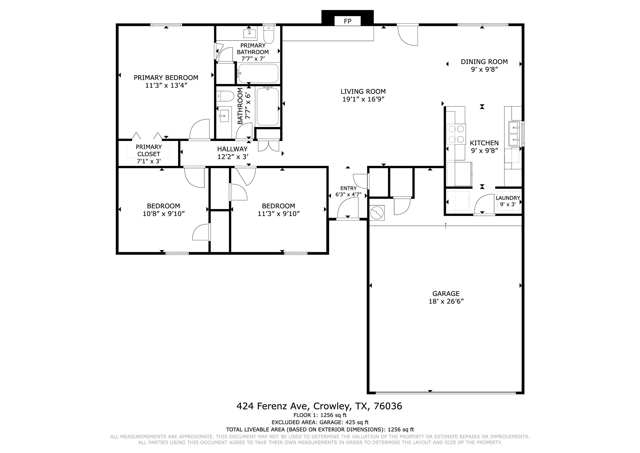 424 Ferenz Avenue Crowley TX 76036
