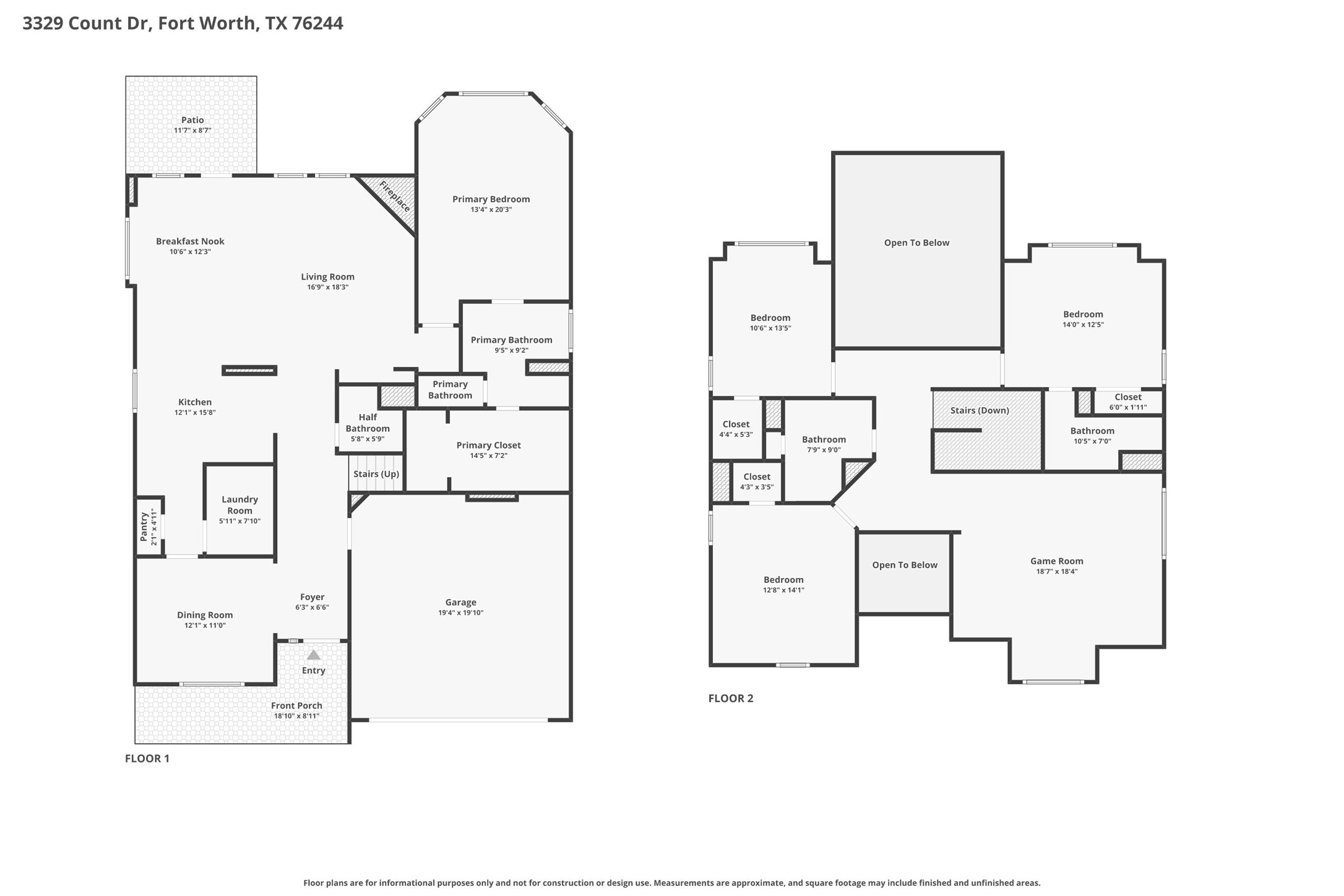 3329 Count Drive Fort Worth TX 76244