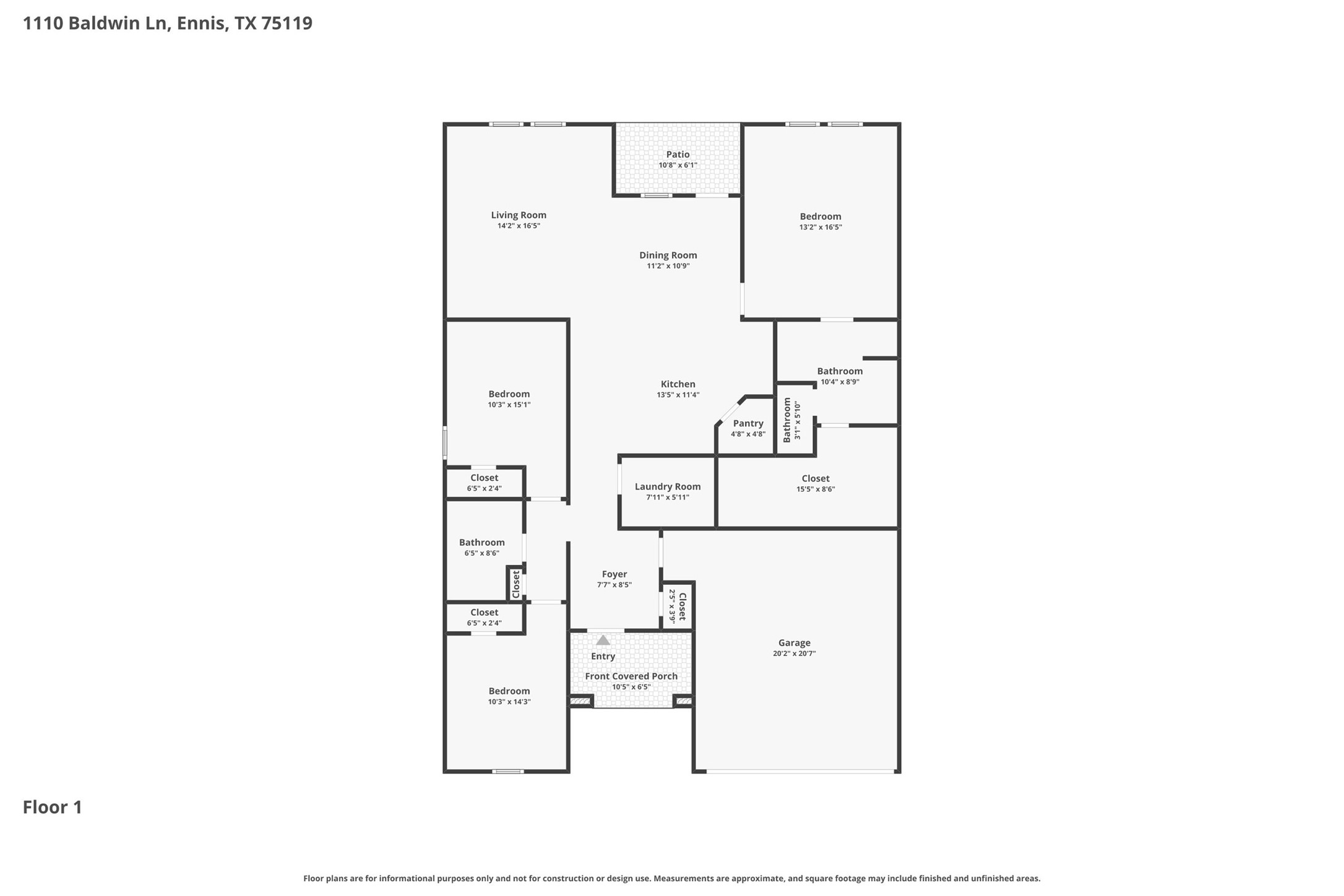 1110 Baldwin Lane Ennis TX 75119