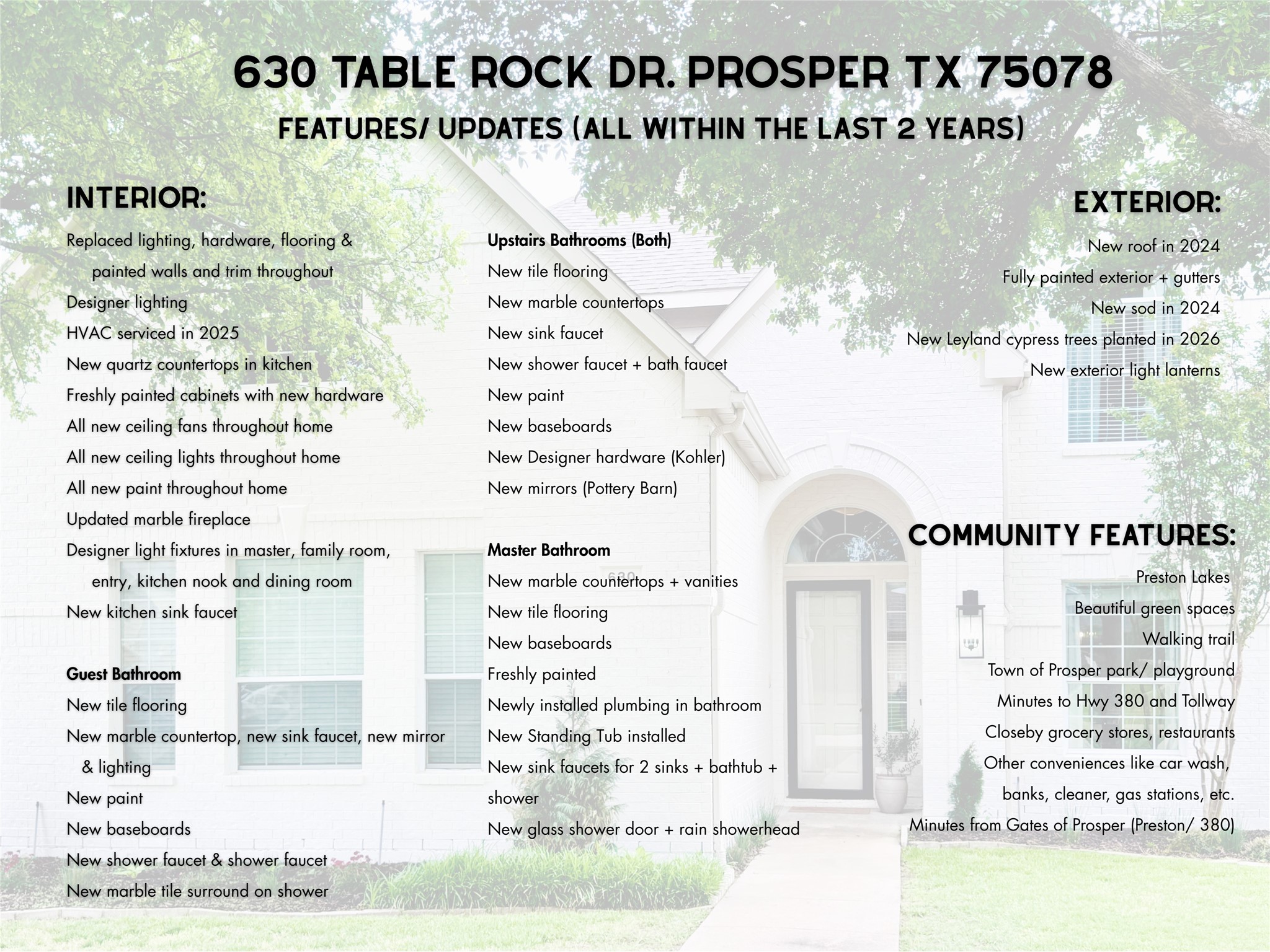 630 Table Rock Drive Prosper TX 75078