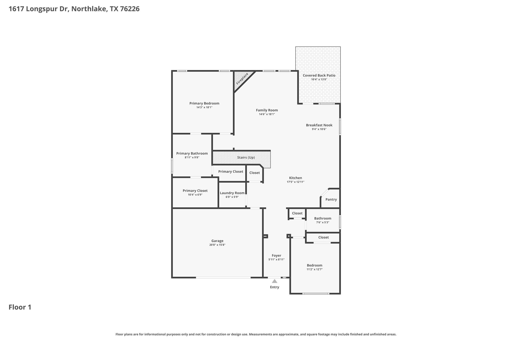 1617 Longspur Drive Northlake TX 76226