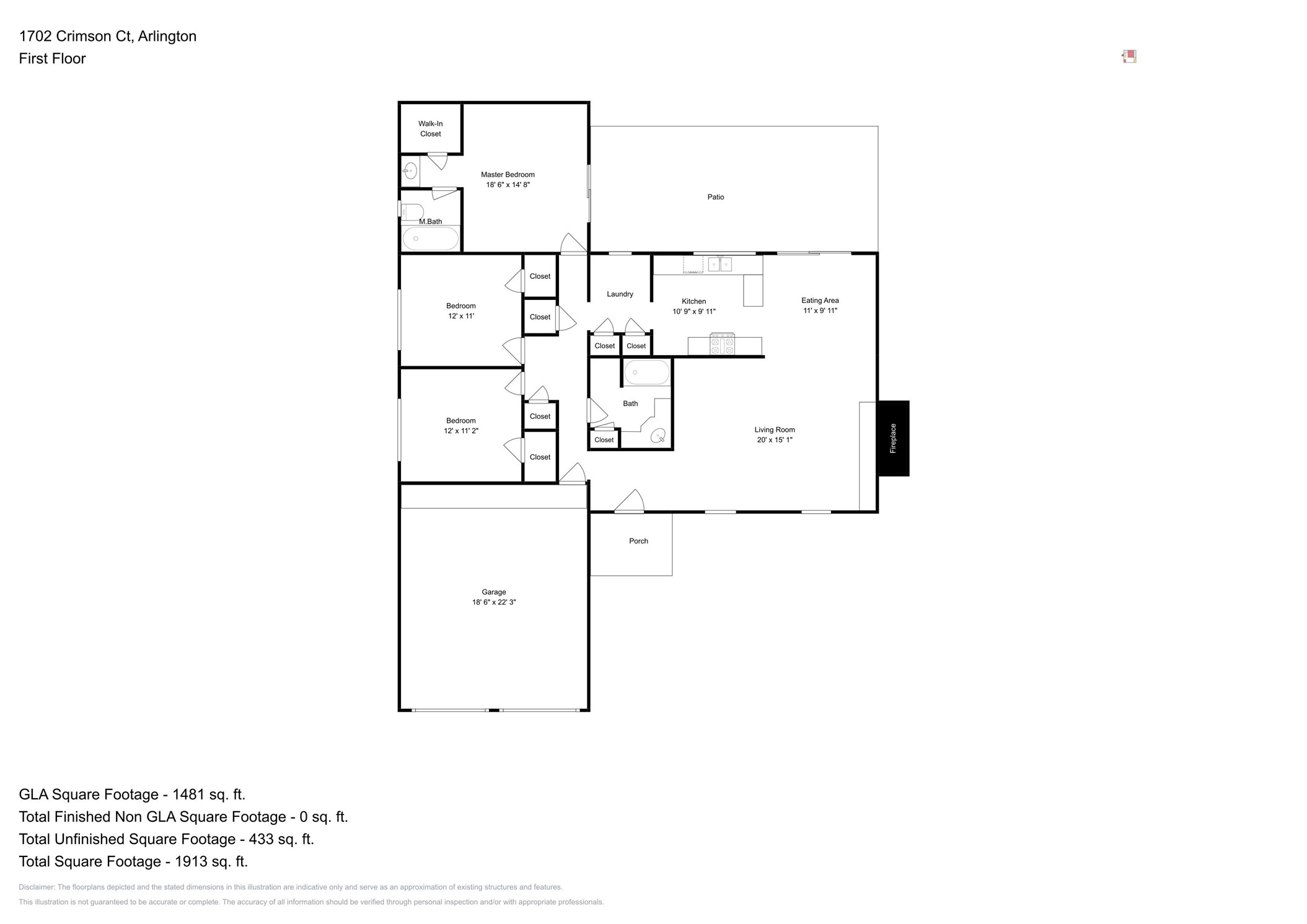 1702 Crimson Court Arlington TX 76018