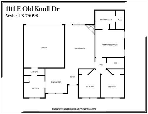 1111 Old Knoll Drive Wylie TX 75098