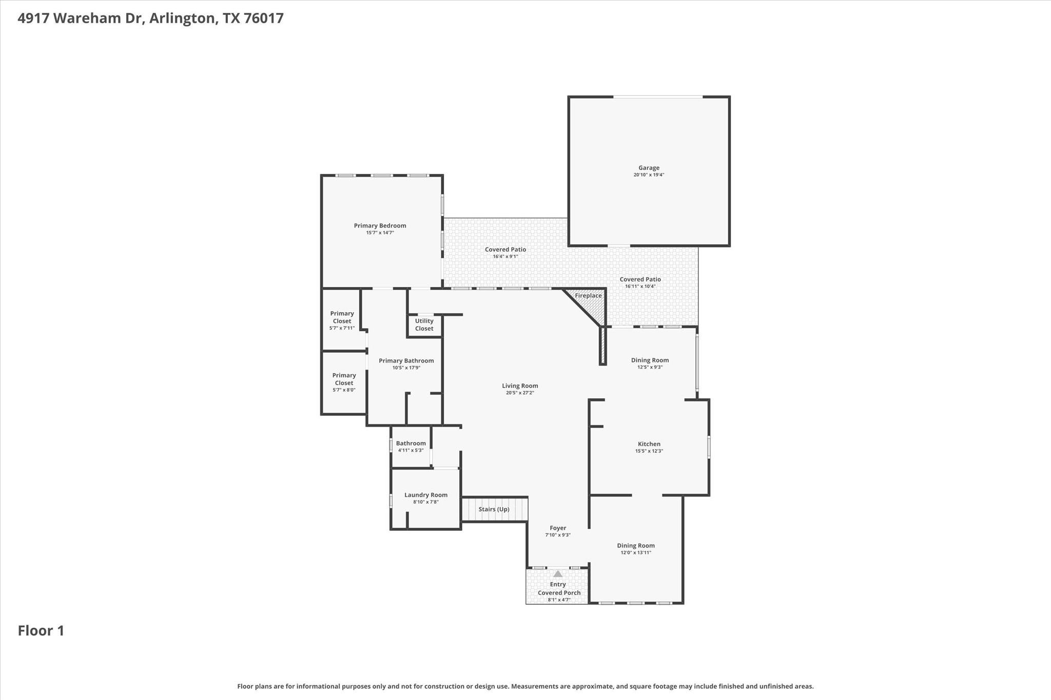 4917 Wareham Drive Arlington TX 76017