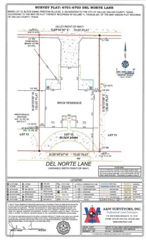 6701 Del Norte Lane Dallas TX 75225