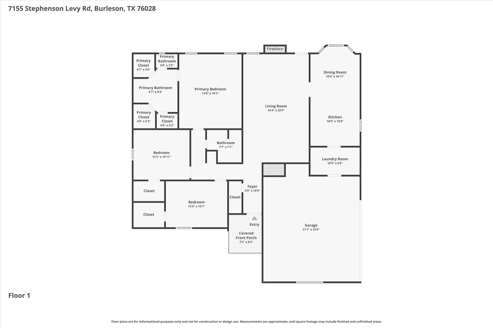 7155 Stephenson Levy Road Burleson TX 76028