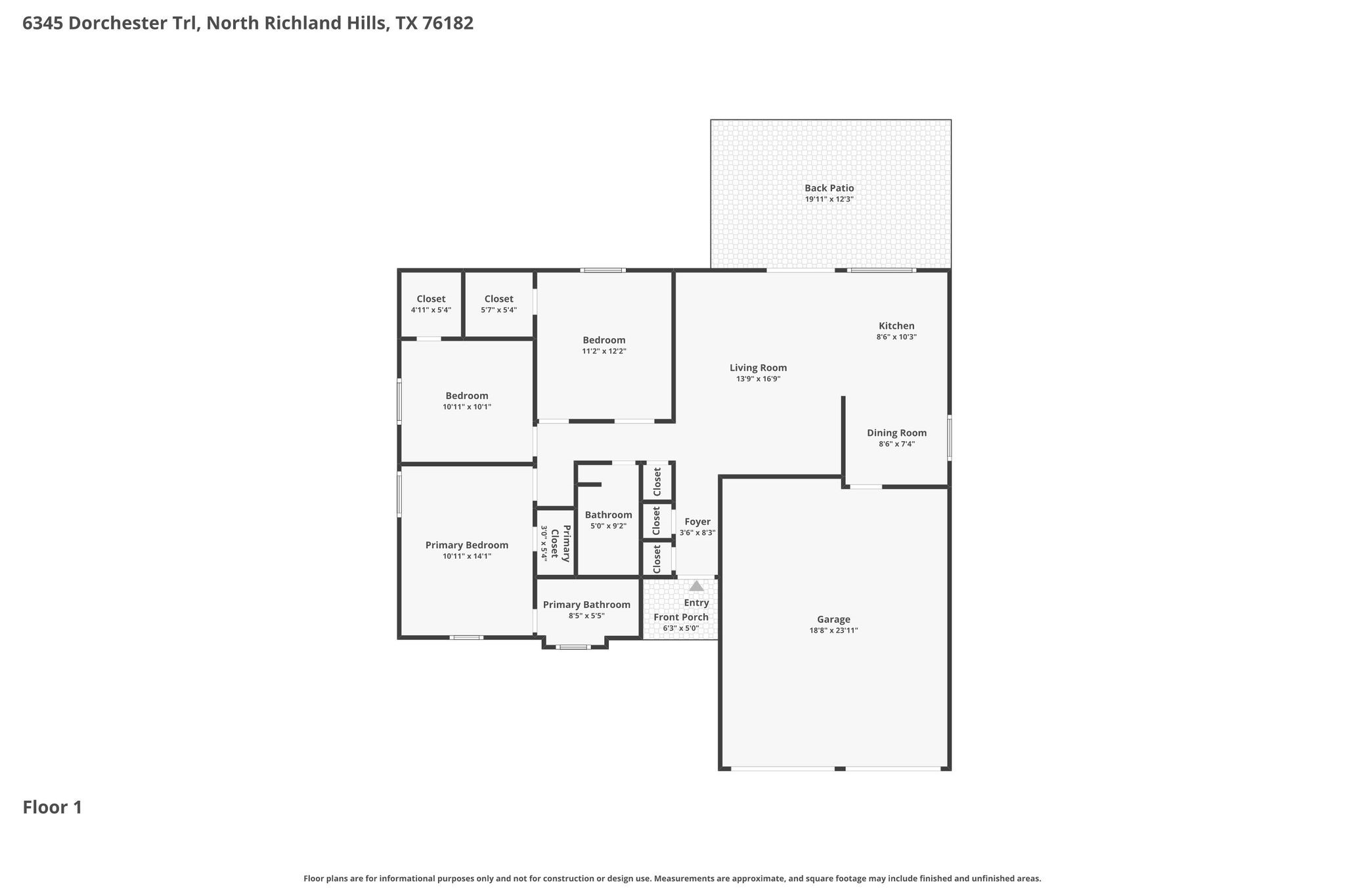 6345 Dorchester Trail North Richland Hills TX 76182