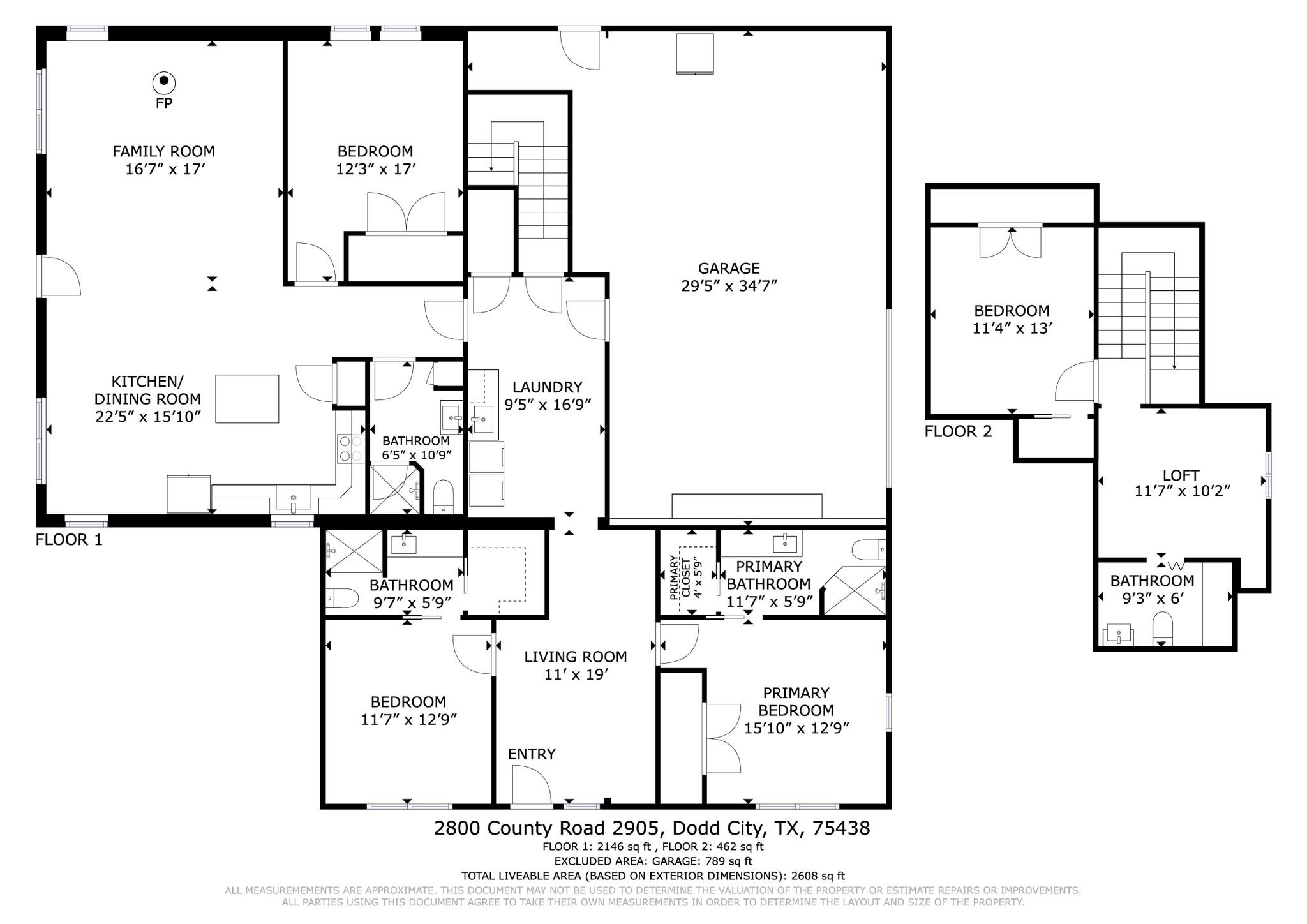2800 County Road 2905 Dodd City TX 75438