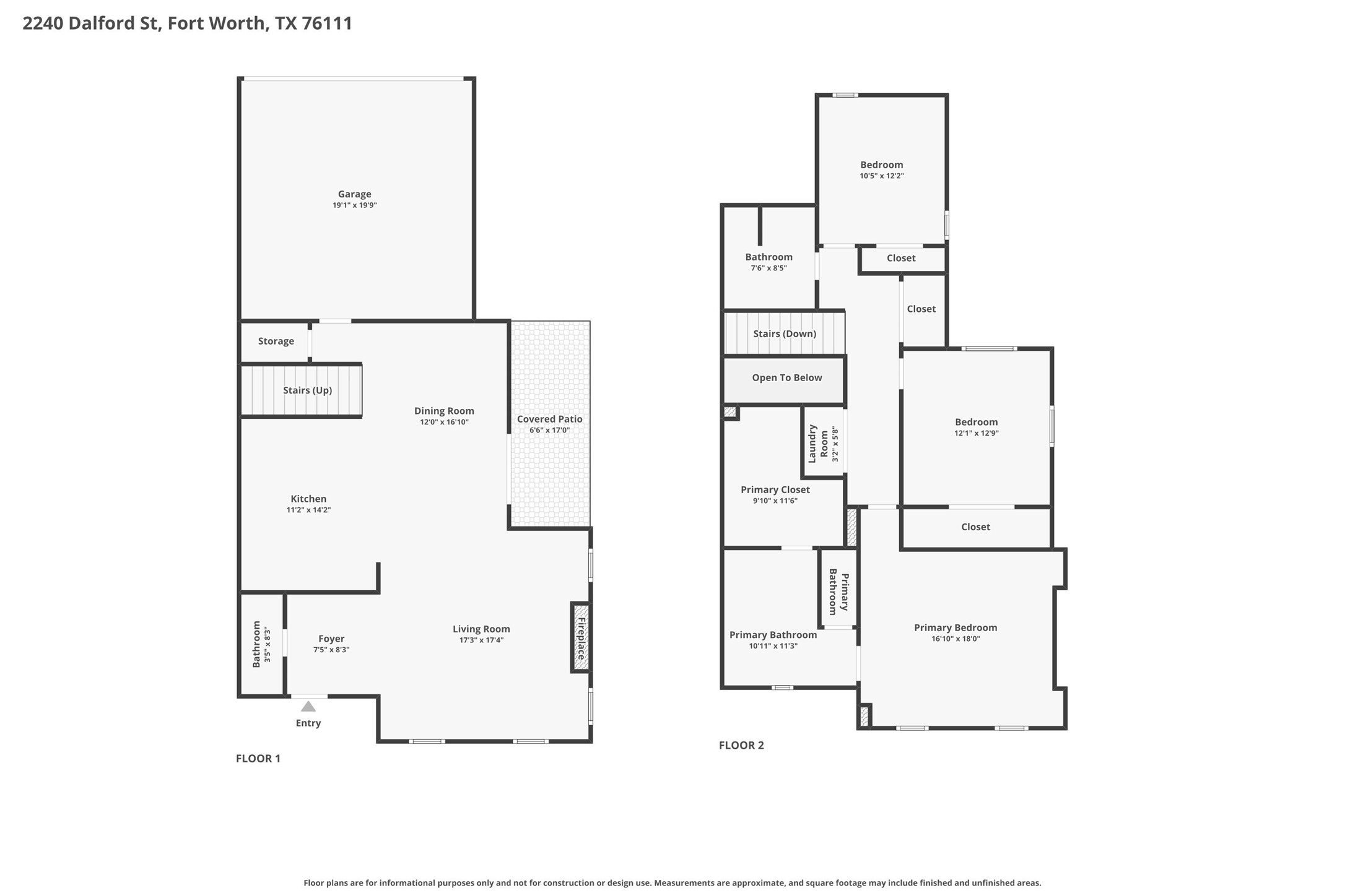 2240 Dalford Street Fort Worth TX 76111