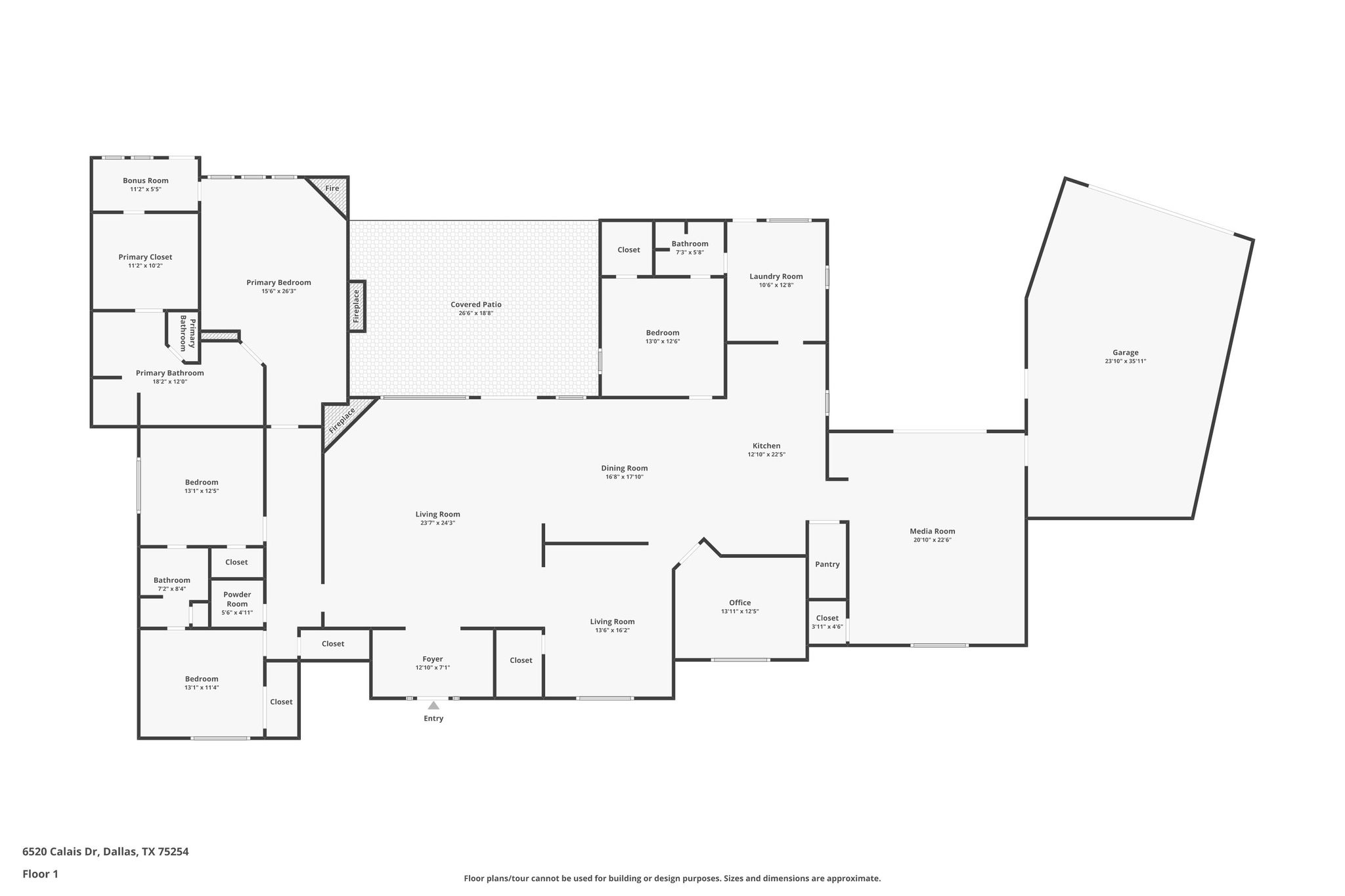 6520 Calais Drive Dallas TX 75254