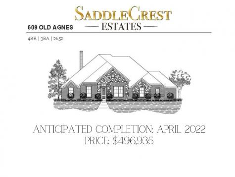 609 Old Agnes Road Weatherford TX 76088