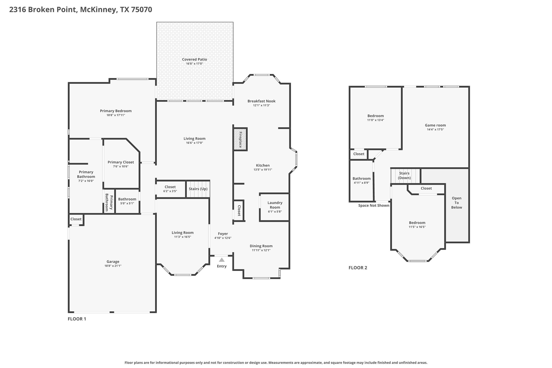 2316 Broken Point Mckinney TX 75072