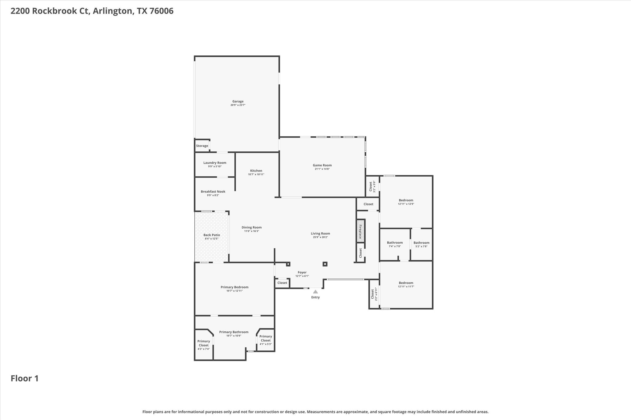 2200 Rockbrook Court Arlington TX 76006