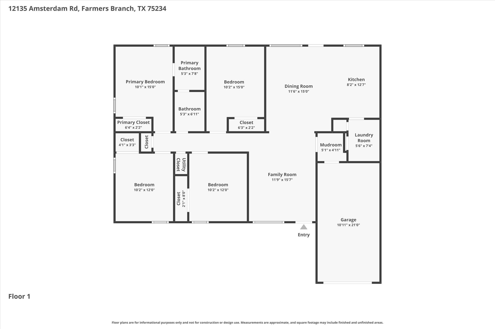 12135 Amsterdam Road Farmers Branch TX 75234