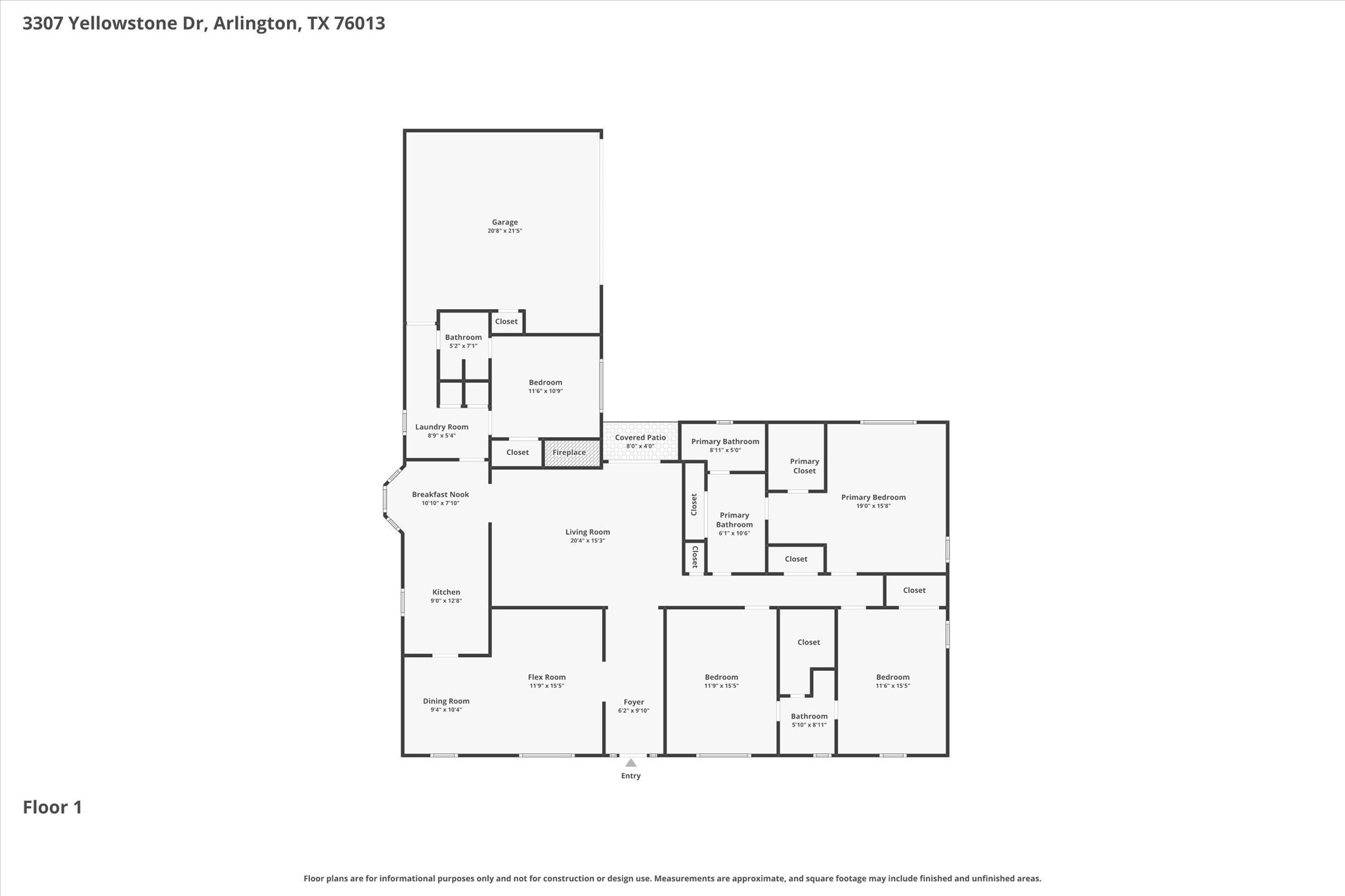 3307 Yellowstone Drive Arlington TX 76013
